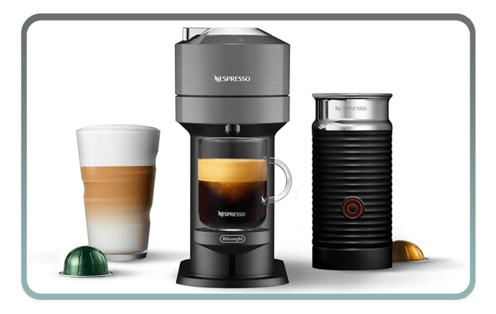 Nespresso machine + Milk Frother
