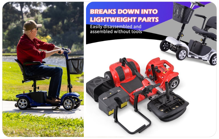 Black Mobility Scooter